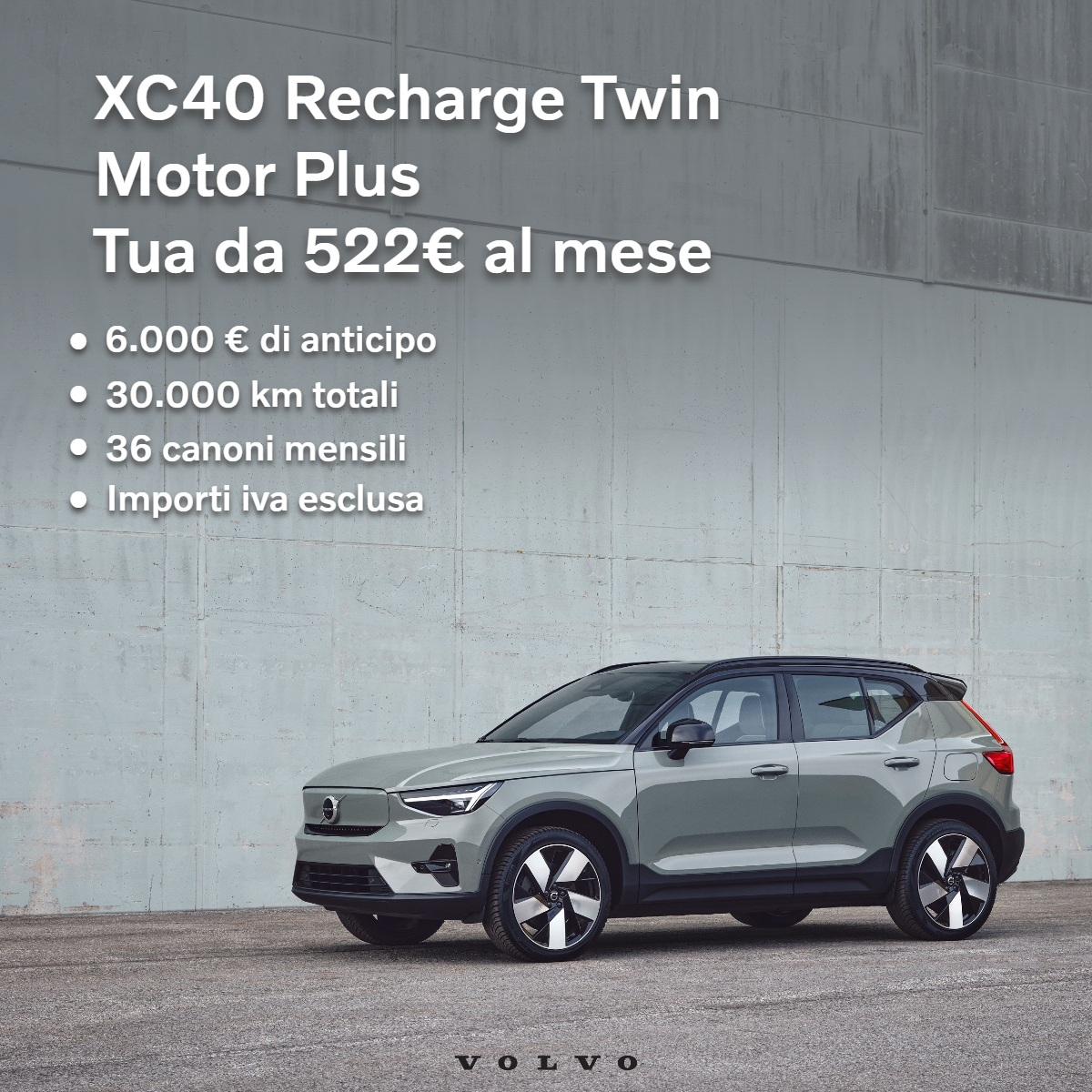 XC40 Twin Plus 522€ LUGLIO